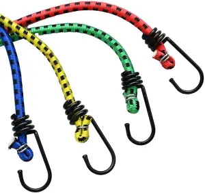 Ram pack of 10 Bungee Cords With Hooks