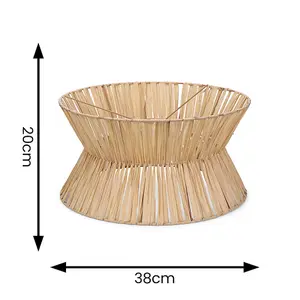 ValueLights Maddie Handmade Natural Paper Rope Easy Fit Ceiling Light Shade