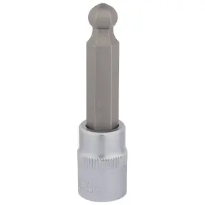 Draper Ball End Hexagonal Socket Bits, 3/8" Sq. Dr., 9mm 16292