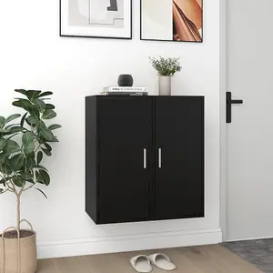 Shoe Cabinets 2 pcs Black 32x35x70 cm Engineered Wood