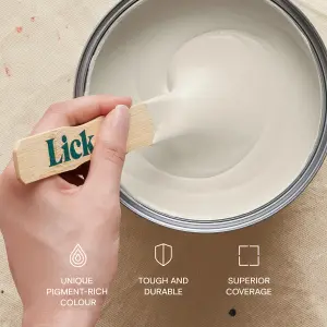 Lick White 05 Eggshell Emulsion paint, 2.5L