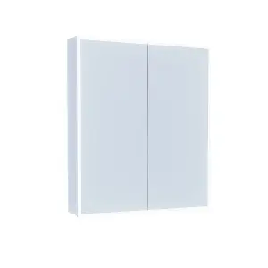 Nes Home LED 600 x 700mm Motion Sensor Mirror Cabinet Wall Mounted Bathroom