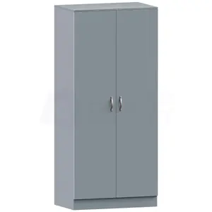 Vida Designs Riano Grey 2 Door Wardrobe (H)1700mm (W)760mm (D)470mm