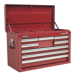 Sealey Topchest 8 Drawer with Ball-Bearing Slides - Red AP33089