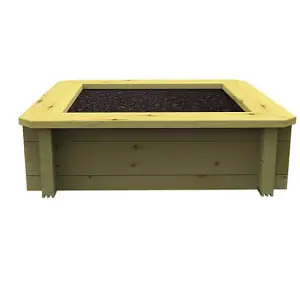 Garden Timber Company Wooden Raised Bed - 1.5m x 1.5m - 965mm Height - 27mm Thick Wall