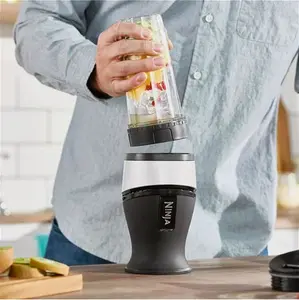 Ninja QB3001UKS Smoothie Maker, Black/Silver