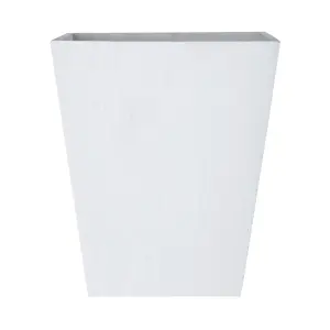 Maison by Premier Polyresin Vase White Polyresin Square Edged Vase