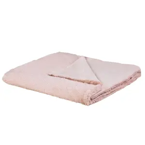 Blanket GELIK 180 x 200 cm Pink