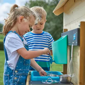 TP Hideaway Wooden Playhouse with Mud Kitchen - FSC certified