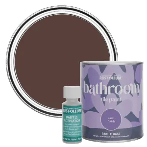 Rust-Oleum Valentina Satin Bathroom Tile Paint 750ml