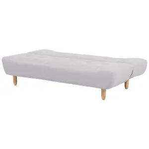 Sofa Bed ALSTEN Light Grey Symmetrical