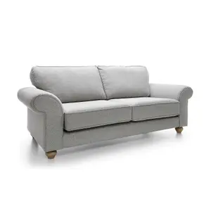 Ingrid 3 Seater Sofa in Light Grey