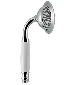 Ferro Retro Bathroom Chrome Plated Plastic Vintage Bath Shower Head Replacement