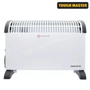 TOUGH MASTER TM-CH203 Electric Convector Heater 2000W Portable Thermostat Fan Timer