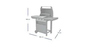 Campingaz 3 Series Select S Grey Grill