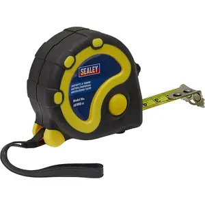 3m Durable Rubber Tape Measure with Composite Case and Belt Clip