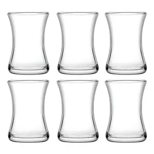 URBNLIVING 10cm Height Set of 6 Tea Glasses 170ml