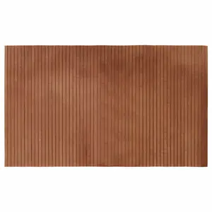 Rug Rectangular Brown 60x100 cm Bamboo