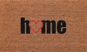 Coco&Coir Door Mat Thick Coir Eco-Friendly Indoor Outdoor Heavy Duty Home Series Entrance Door Mat 45 x 75 cm LOVE HOME