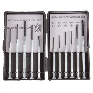 Blackspur - Carbon Steel Precision Screwdriver Set - 11pc - Silver