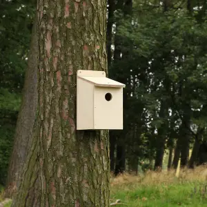 Bird Box Kit with 32mm Hole - Plywood - L15 x W13 x H23 cm