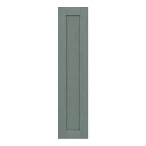 GoodHome Alpinia Matt green wood effect Shaker Larder Cabinet door (W)300mm (H)1287mm (T)18mm