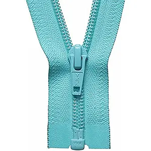 NYLON O/E ZIP 56CM - Nylon Open End Zip: 56cm: Turquoise - YKK