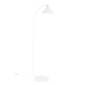 Nordlux Dial Indoor Bedroom Living Dining Office Floor Lamp in White (Height) 150cm