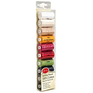 SE CTTN THRD ASTD - Quilter's Thread Pack 10 x 500m - Sew Easy