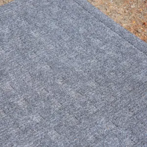 Nicola Spring Heavy Duty Dirt Trapper Door Mat - 60cm x 40cm - Grey - Pack of 2