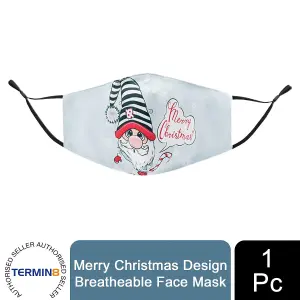 Termin8 Merry Christmas Design Breatheable Masks- Design 5