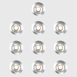 ValueLights 10 Pack IP67 Rated 15mm Warm White LED Round Garden Decking Kitchen Plinth Lights Kit