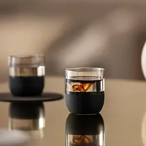 Villeroy & Boch Manufacture Rock Noire Set of 4 Shot Glasses