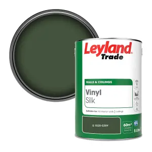 Leyland Trade Vinyl Silk Walls & Ceilings Emulsion Paint (S 7020-G30Y) - 5L