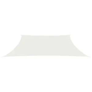 Berkfield Sunshade Sail 160 g/m2 White 3/4x3 m HDPE