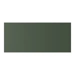 GoodHome Artemisia Matt dark green shaker Breakfast bar back panel (H)890mm (W)2000mm