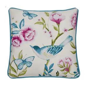 Amelle Outdoor Water & UV Resistant Blue Filled Cushion