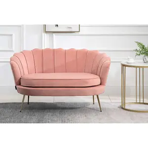 Birlea Ariel 2 Seater Sofa Coral