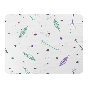 Cute cartoon pattern with feathers and arrows in boho style (Blanket) / Default Title