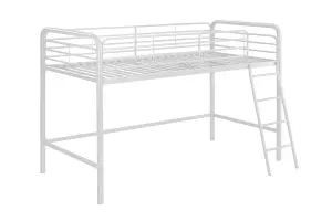 Midsleeper Bunk Bed White, Single