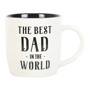 Something Different The Best Dad In The World Mug White/Black (One Size)