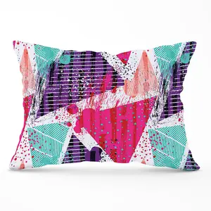 Shabby Geometric Pattern Cushions 33cm x 48cm