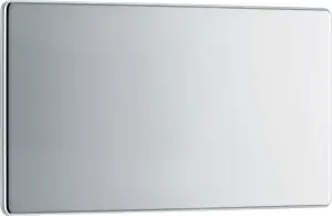 BG Electrical FPC95 Nexus Screwless Flat-Plate Double Blank Plate Polished Chrome