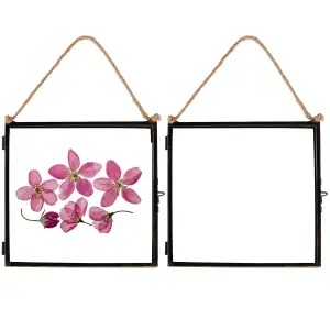 Nicola Spring - Hanging Metal Photo Frames - 8" x 8" - Pack of 2