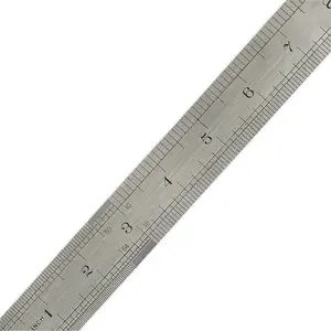 1000mm Steel Ruler - Metric & Imperial Markings - Hanging Hole - 40 Inch Rule