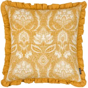 Paoletti Kirkton Floral Pleated Feather Rich Cushion