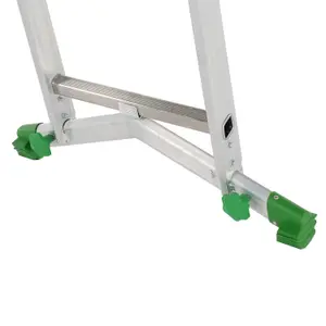 PREMIUM 24 Tread Combination Ladder 3 Section Extension Step Frame & Stairwell