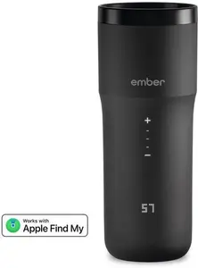 EMBER TM231200EU Travel Mug 2 With Apple Find My - Black 9419