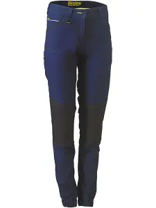 BISLEY WORKWEAR WOMEN'S FLX & MOVE SHIELD PANEL TROUSERS NAVY 22