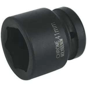 41mm Forged Chromoly Impact Socket - 1 Inch Drive for Heavy-Duty Wrenching